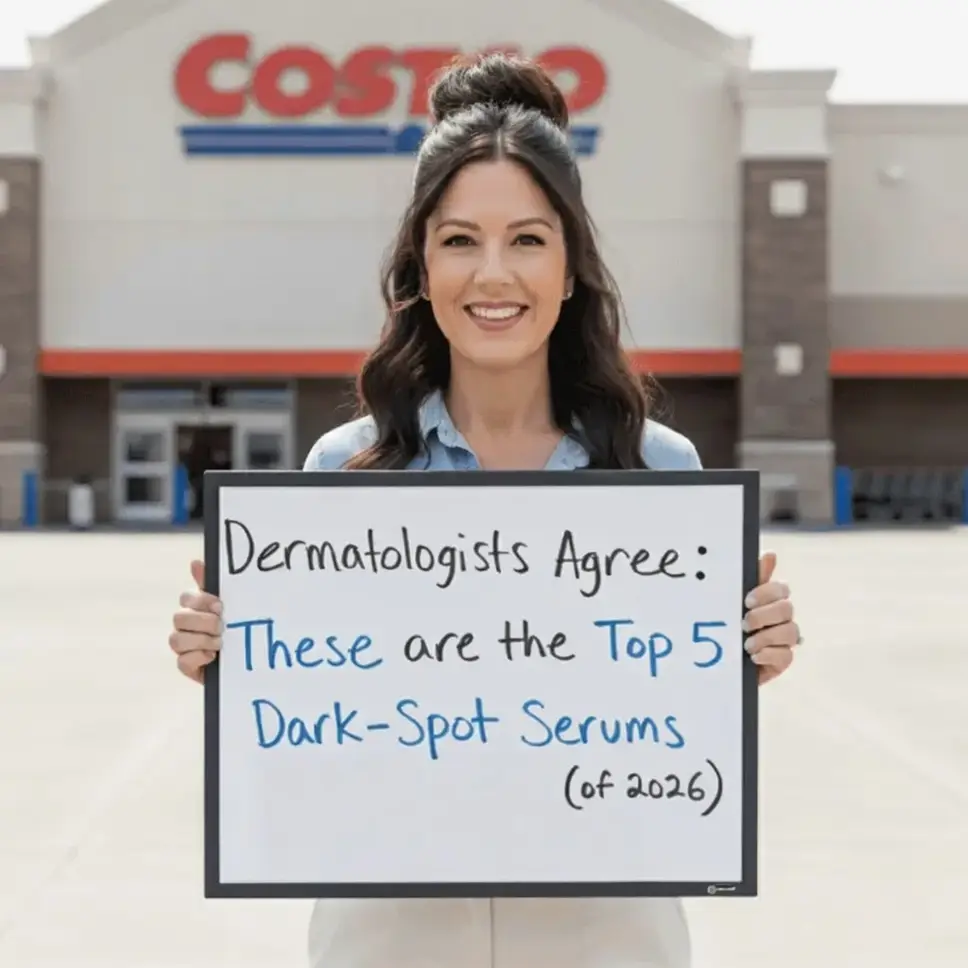 Woman with dark spots