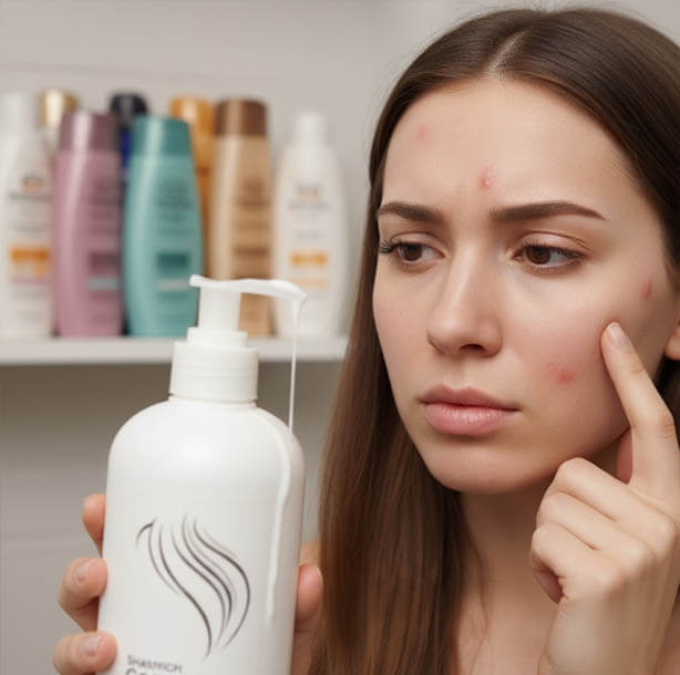 Shampoo causing face breakouts