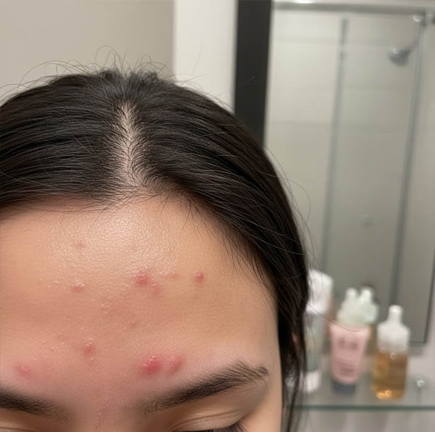 Hairline acne won't go away