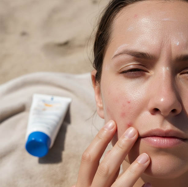 Sunscreen causing breakouts